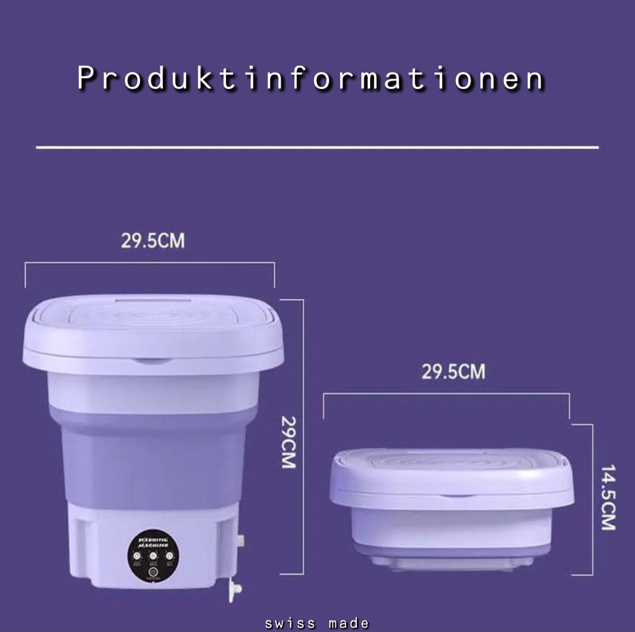WASHGO™ - Tragbare Waschmaschine für unterwegs