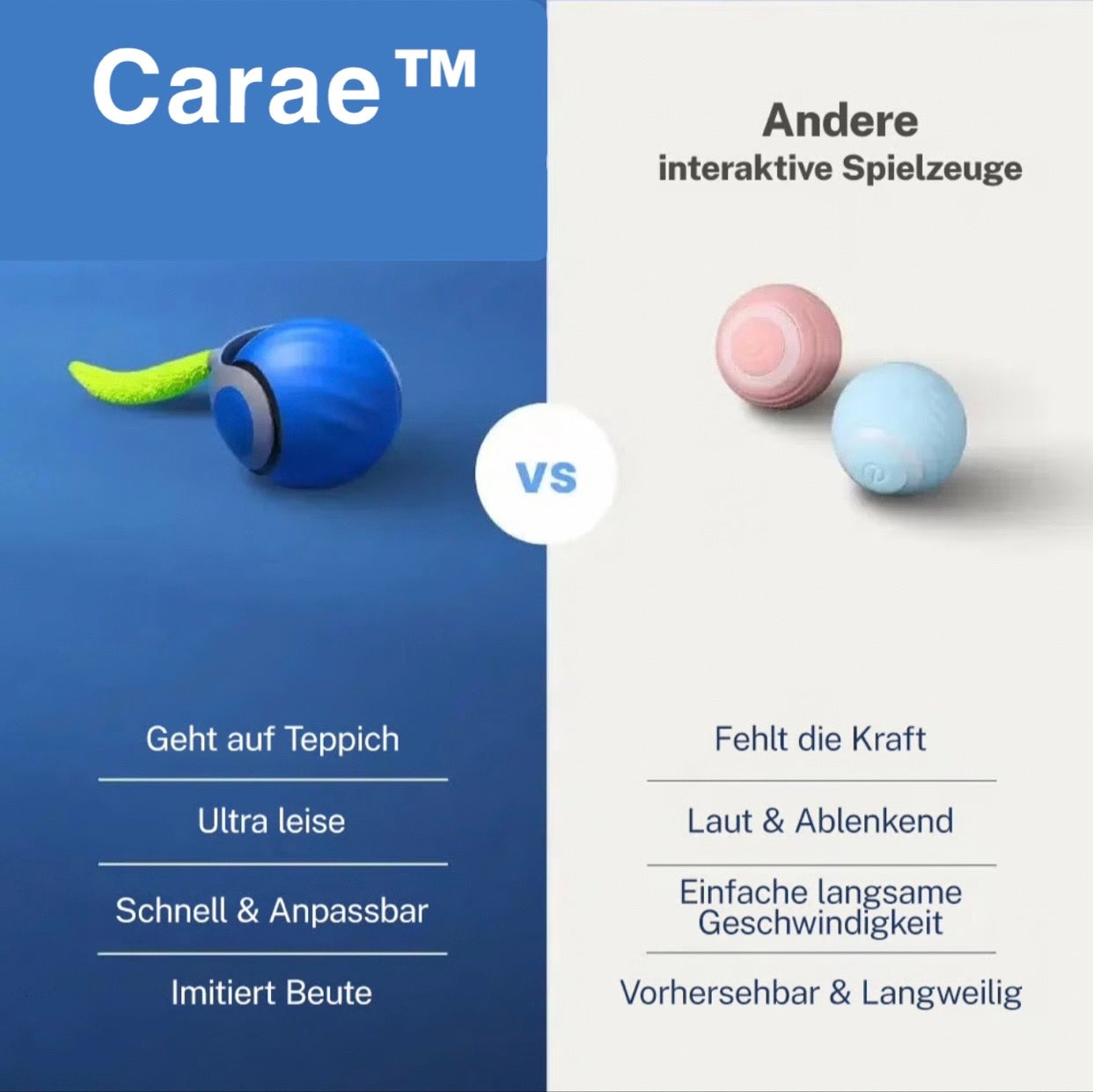 Carae™ - Intelligentes Katzenspielzeug