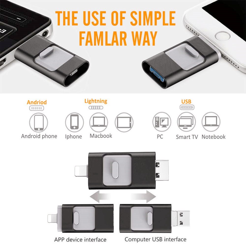 FlashDrive - 4in1 Speicherstick
