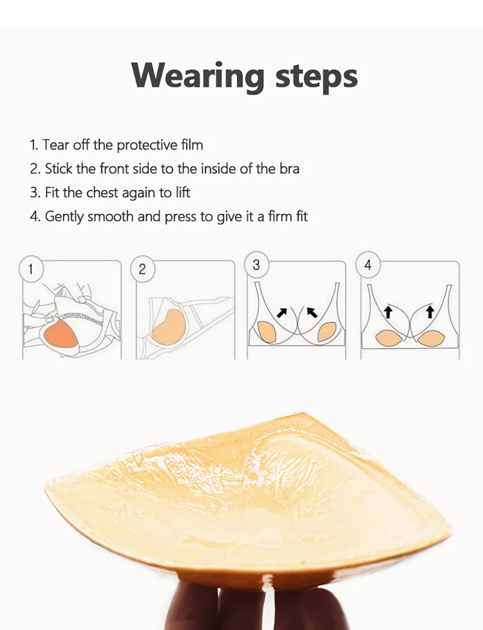 CupBoo™ - Klebende Einlagen mit sofortigem Volumen