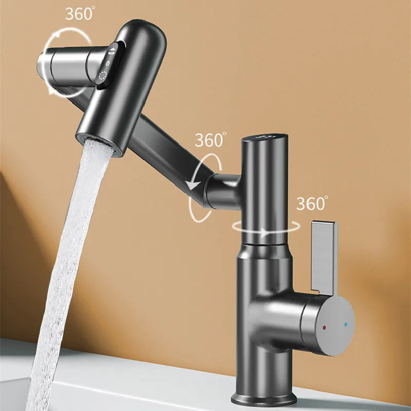 AquaFlex™ - 360° Wasserhahn mit Temperaturanzeige