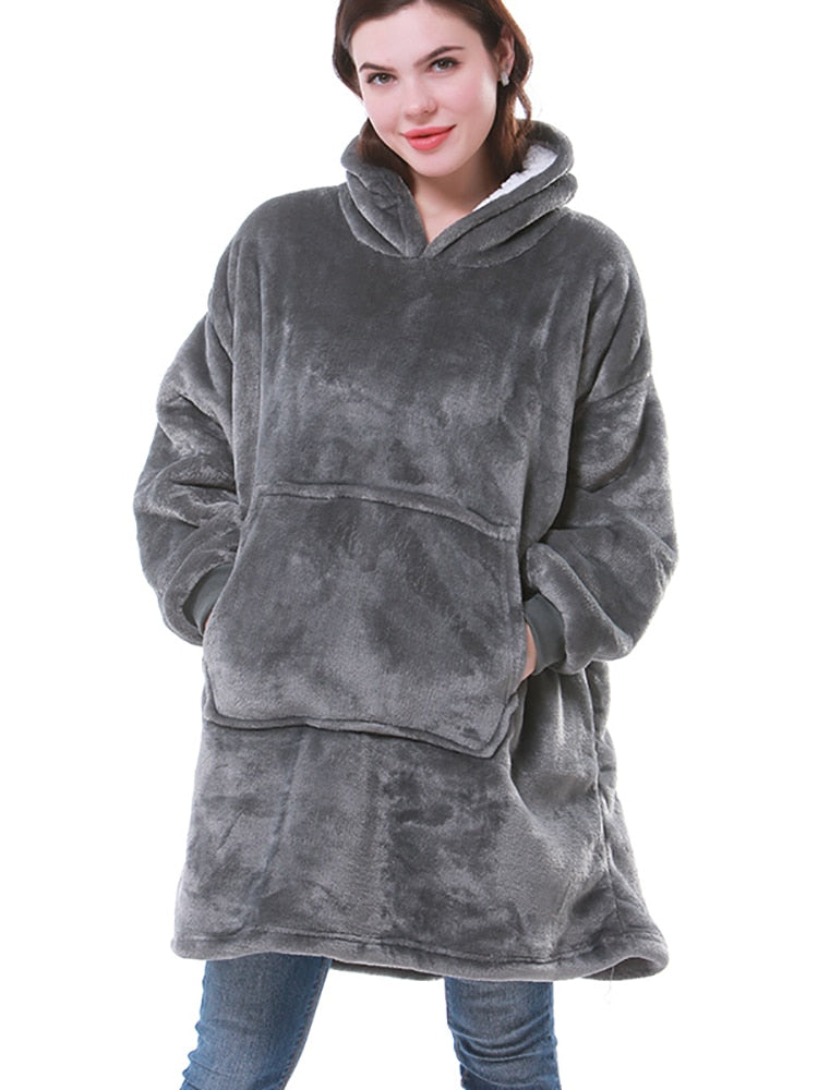 WOODIE - Flauschiger Oversized Hoodie