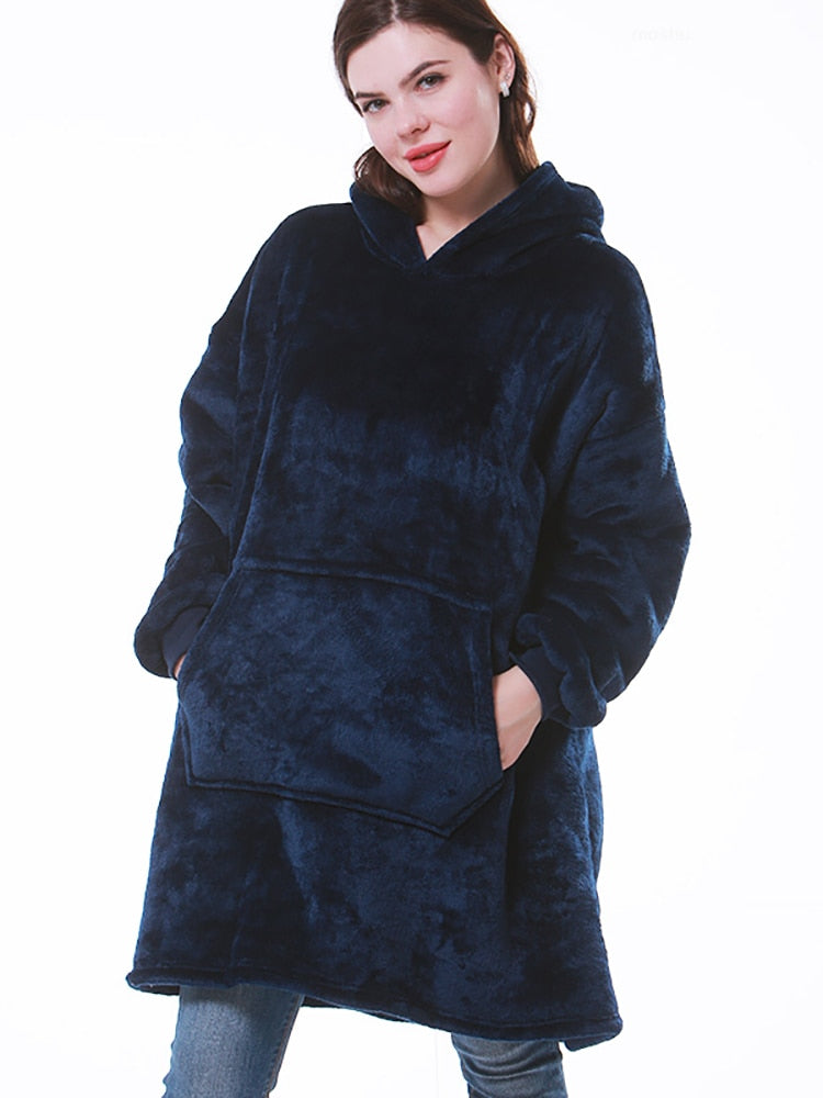 WOODIE - Flauschiger Oversized Hoodie