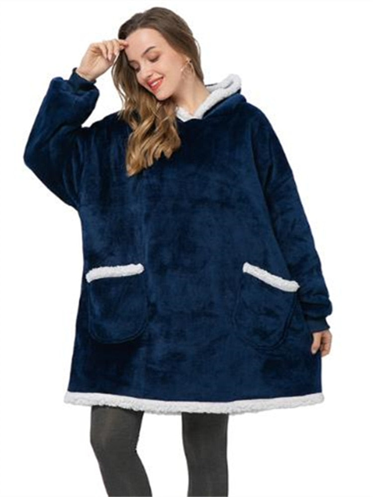 WOODIE - Flauschiger Oversized Hoodie
