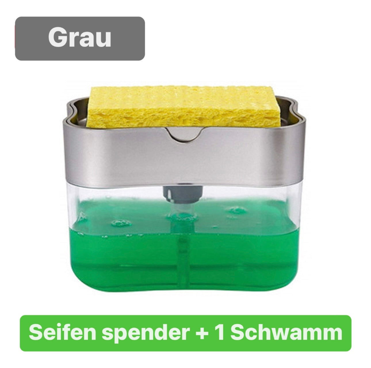XWASH™ - 2in1 Seifen Spender mit Schwamm