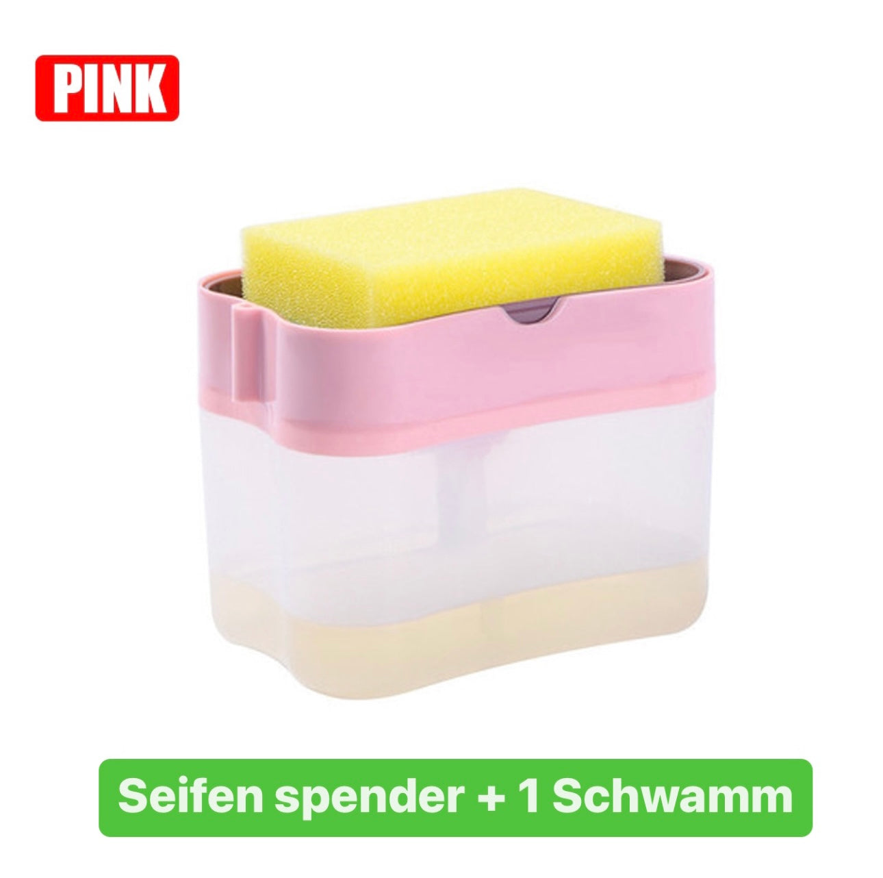 XWASH™ - 2in1 Seifen Spender mit Schwamm