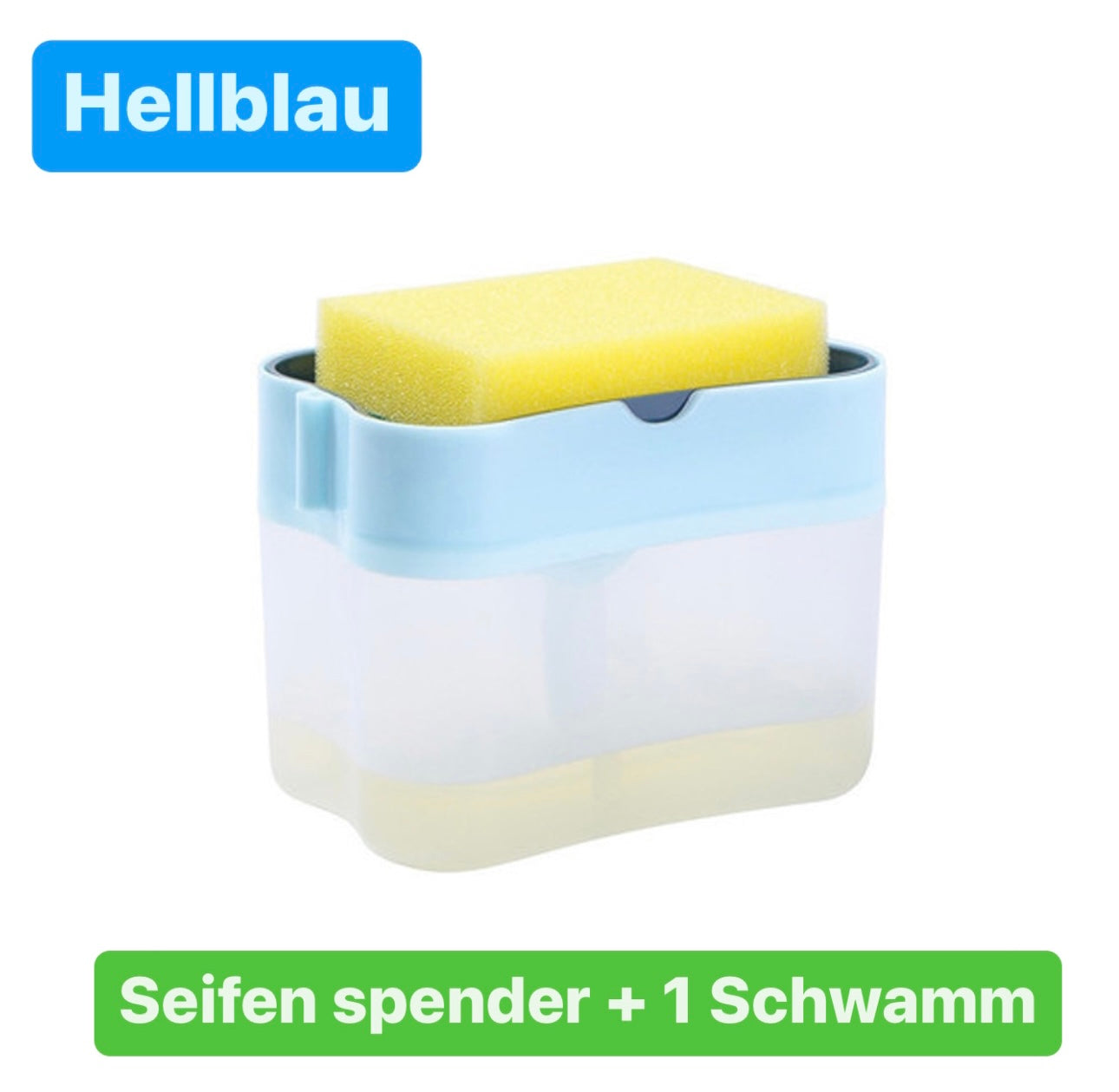 XWASH™ - 2in1 Seifen Spender mit Schwamm