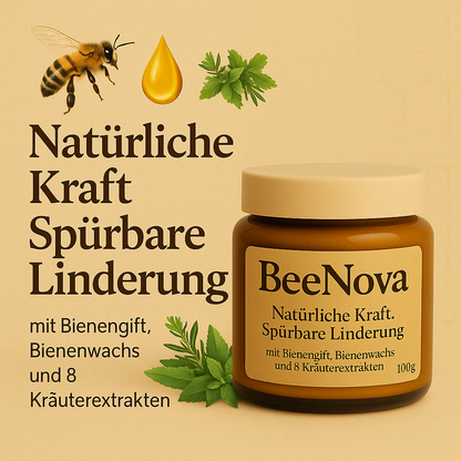 BeeNova™ - Bienengiftsalbe mit 8 Kräuterextrakten