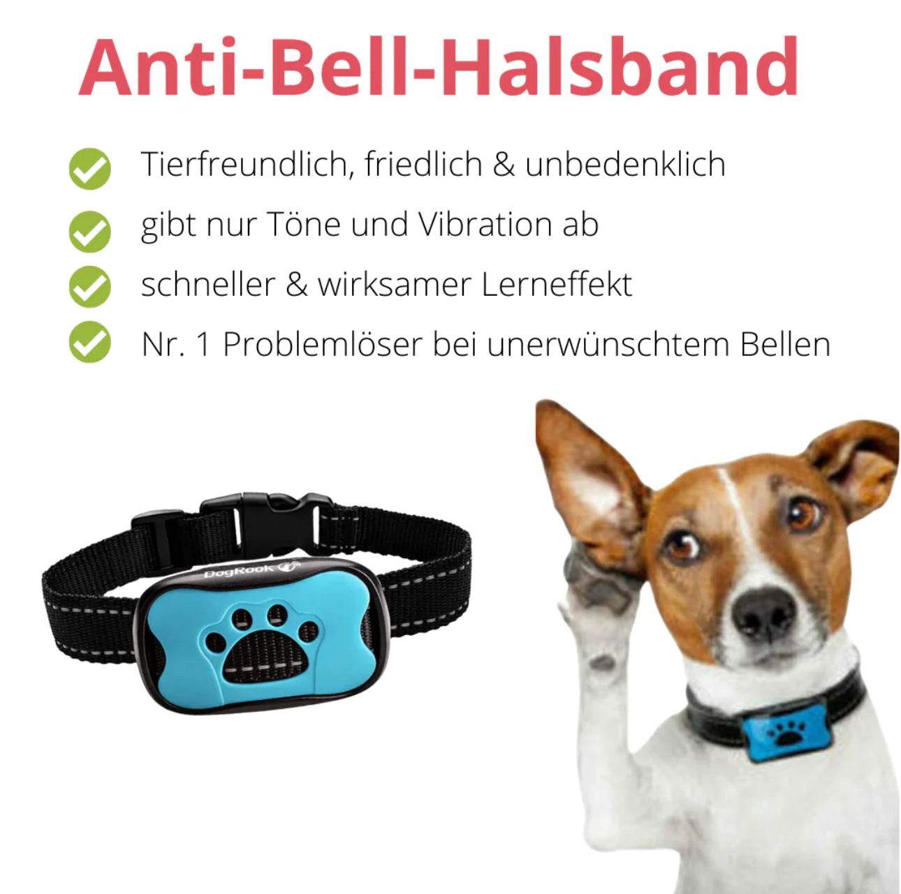 Belly™ - Tierfreundliches Anti-Bell Hundehalsband