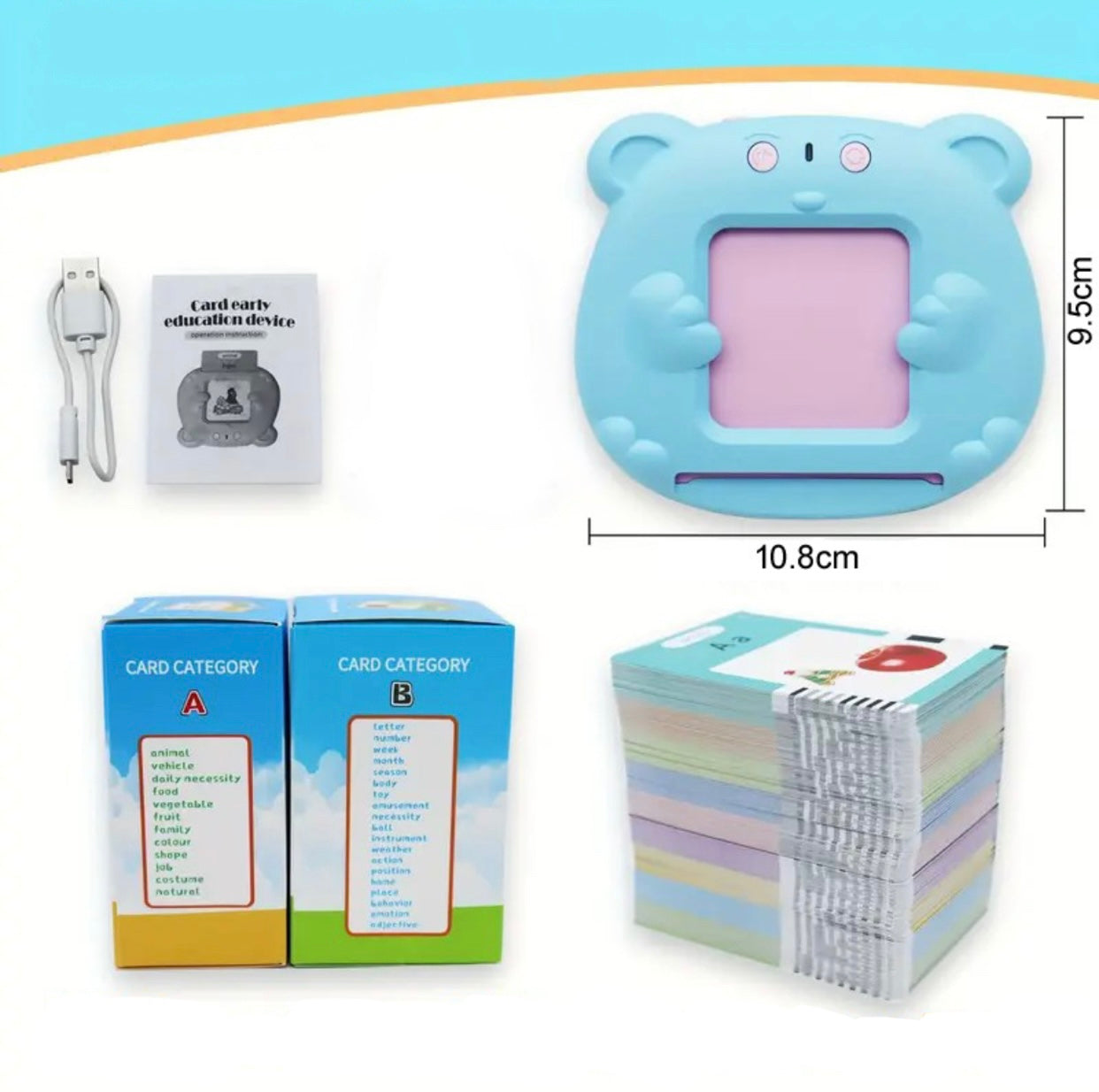 Moena™ - Sprechende Lernkarten für Kinder