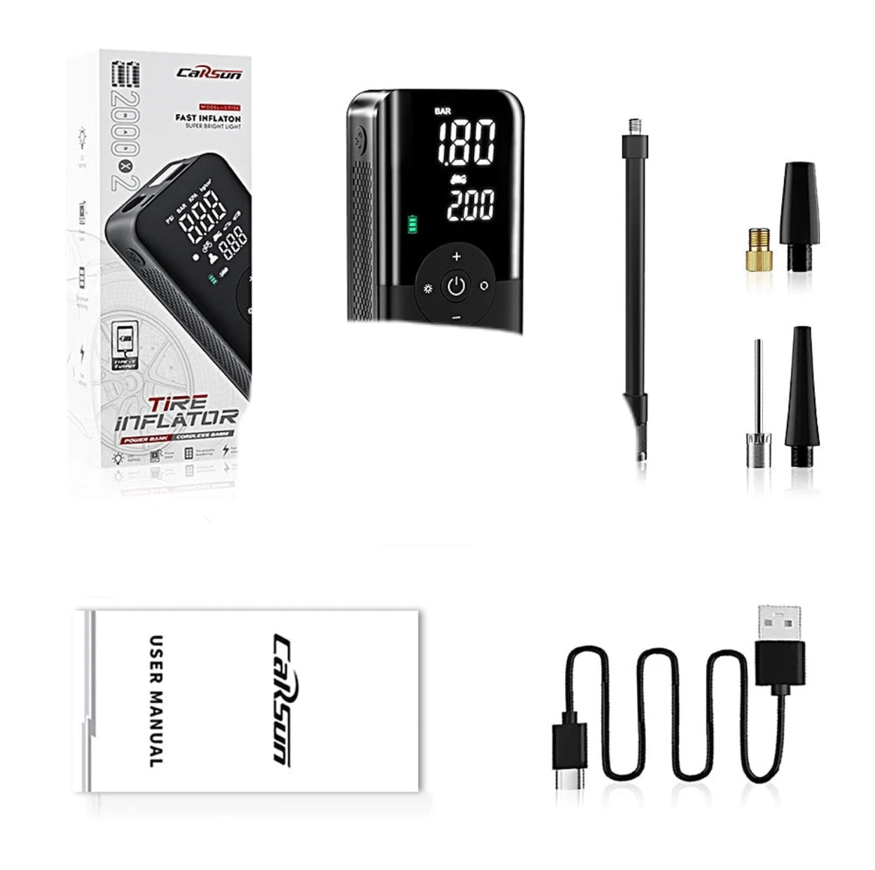 Carsun™ - Die beste mobile Luftpumpe