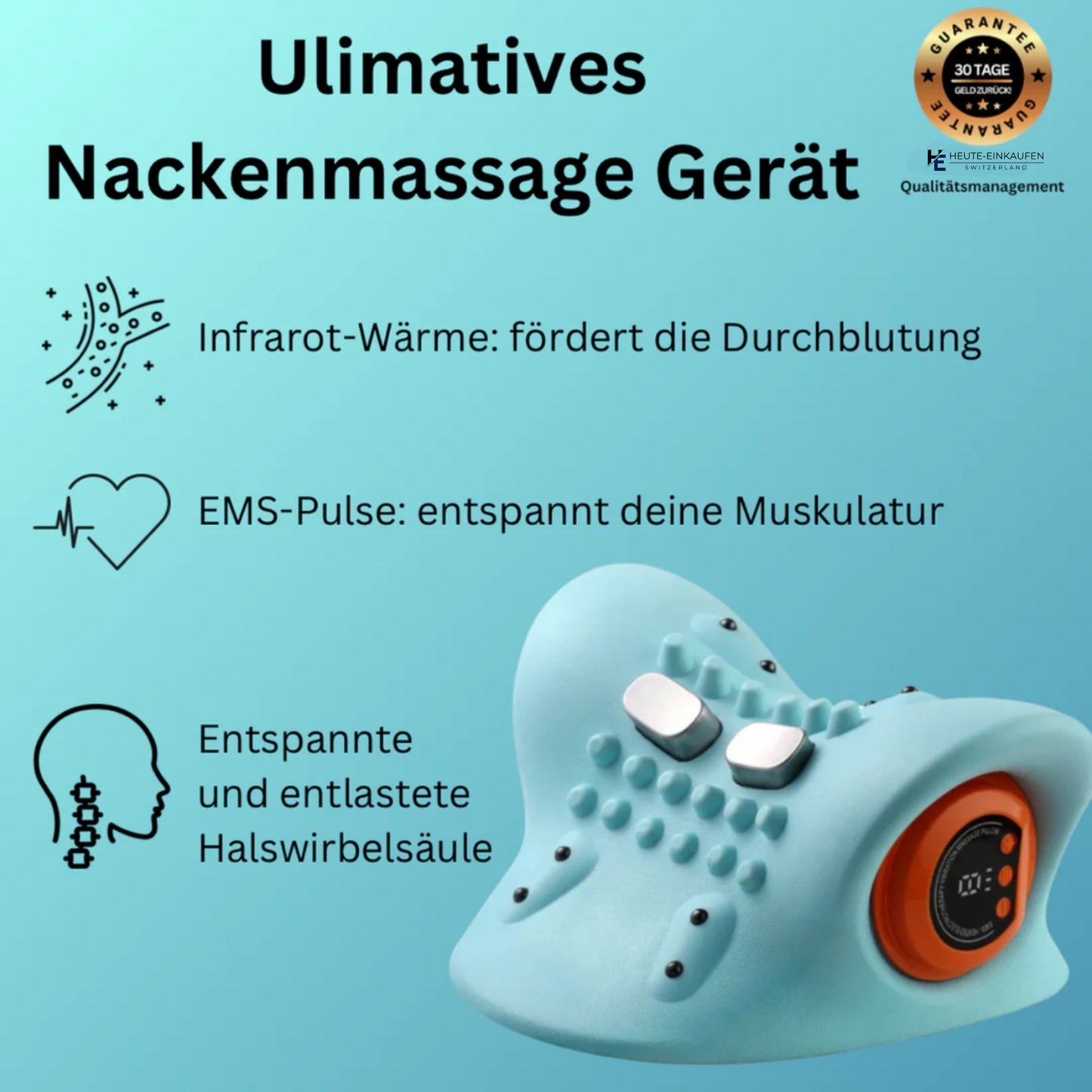 NeckPro™ - Thermo Nacken Massage
