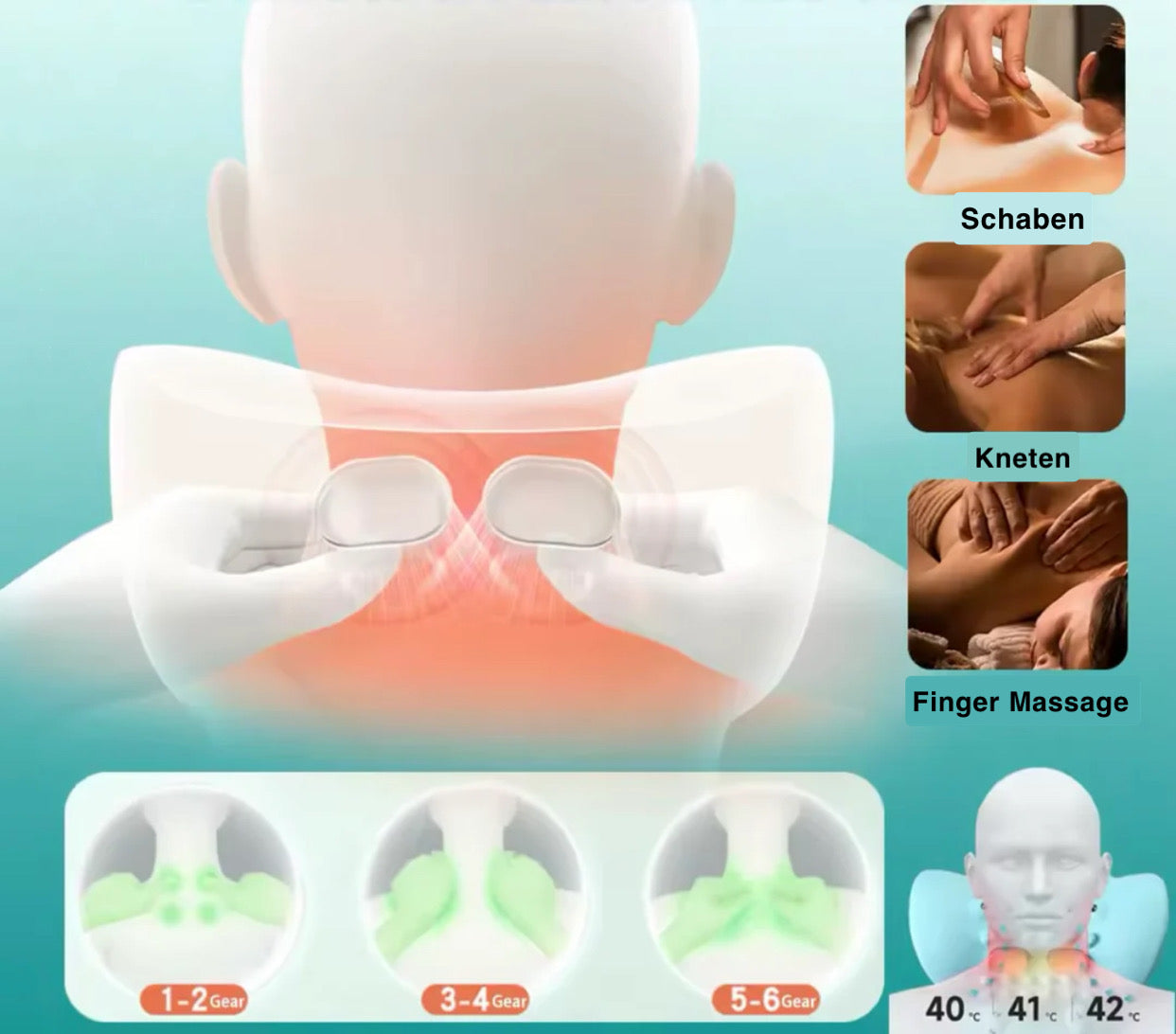 NeckPro™ - Thermo Nacken Massage