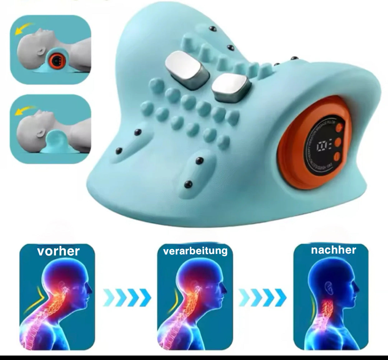 NeckPro™ - Thermo Nacken Massage