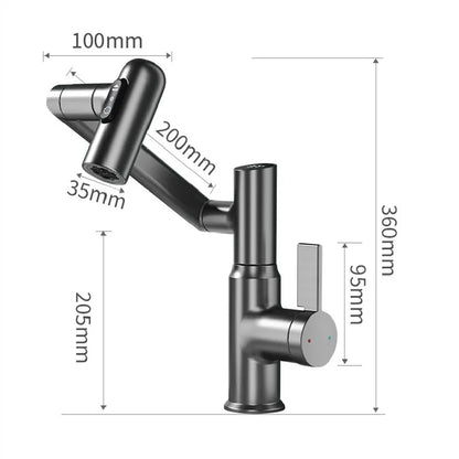 AquaFlex™ - 360° Wasserhahn mit Temperaturanzeige