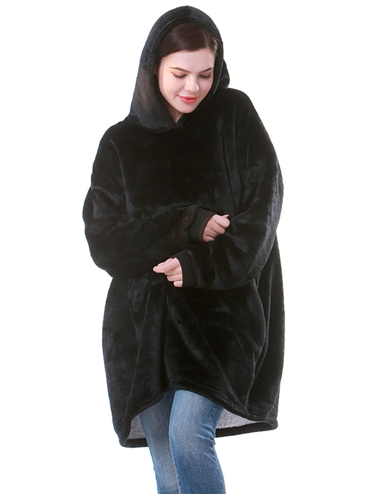 WOODIE - Flauschiger Oversized Hoodie