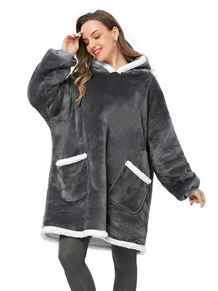 WOODIE - Flauschiger Oversized Hoodie