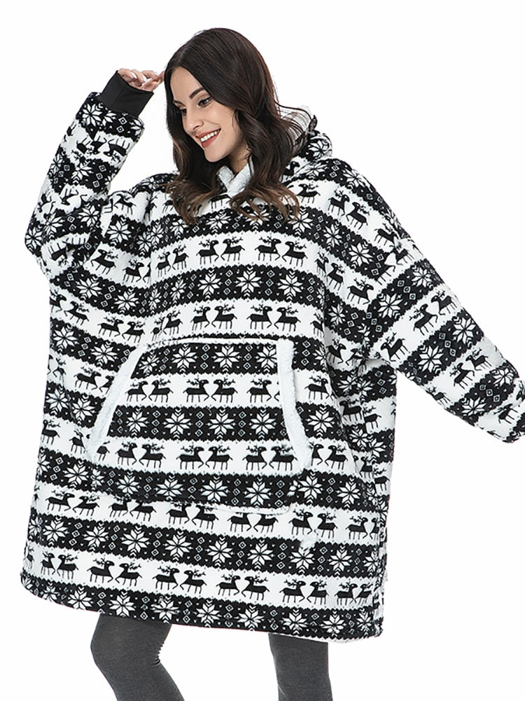 WOODIE - Flauschiger Oversized Hoodie